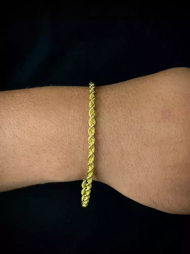 Pulseira Elo Baiano - 3mm- Moeda