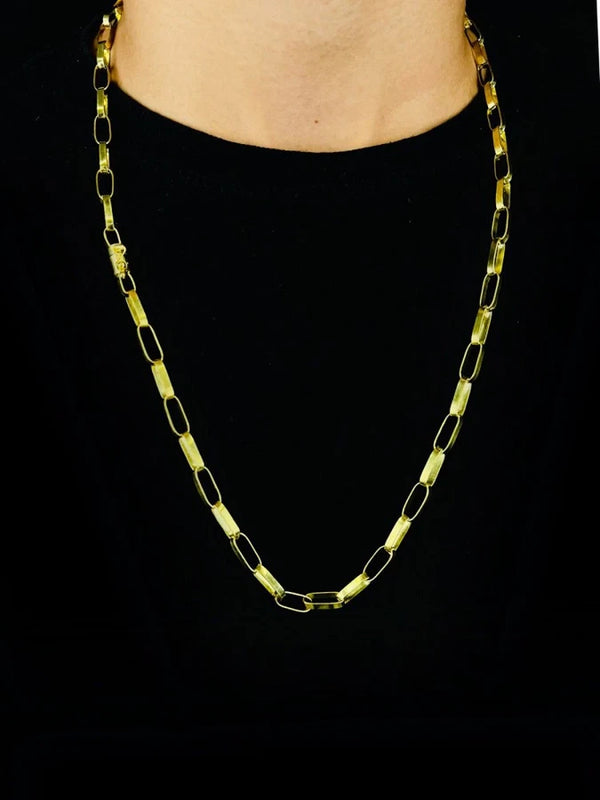 Cordão Cartier Long 5mm banhado a ouro 18K