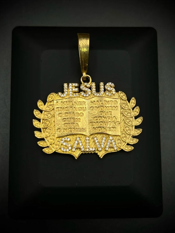 Pingente Biblia- Moeda