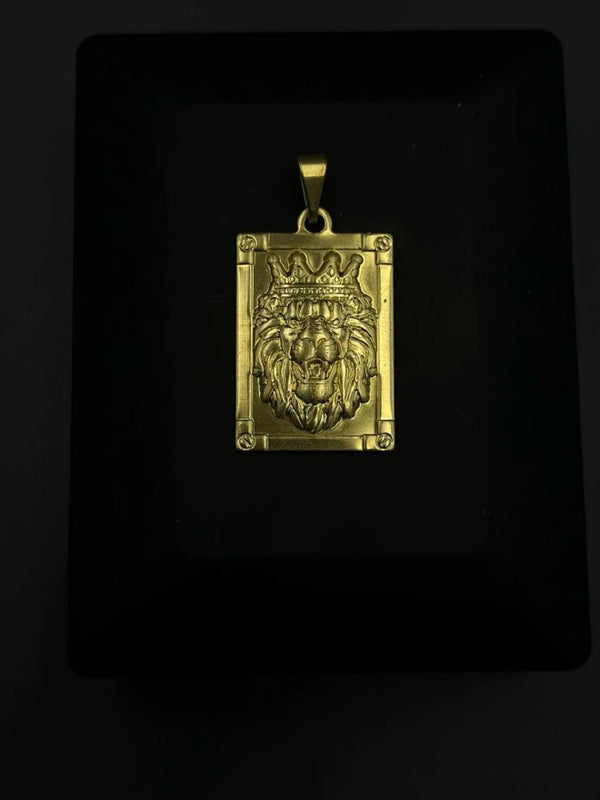 Pingente Placa Leão