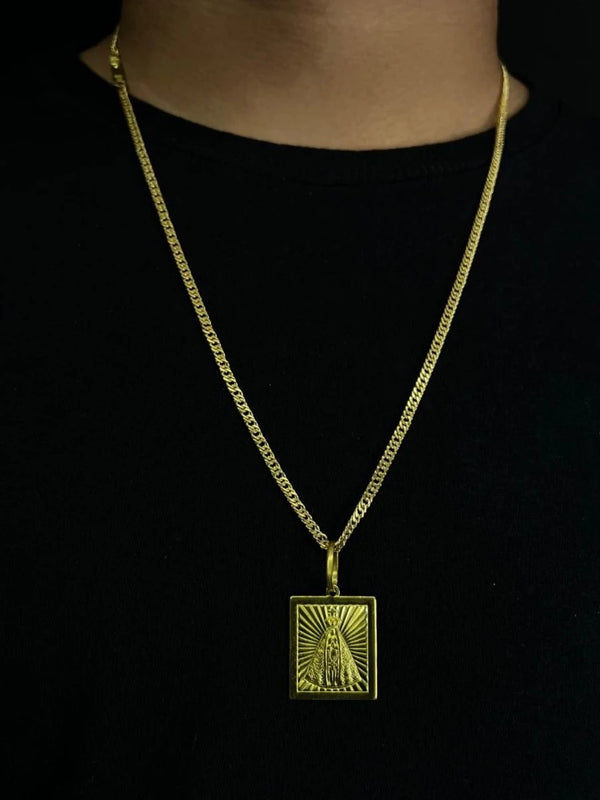Kit Masculino Plaquinha com Nossa Sra Aparecida