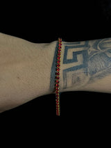 Pulseira Masculina Cravejada - Moeda