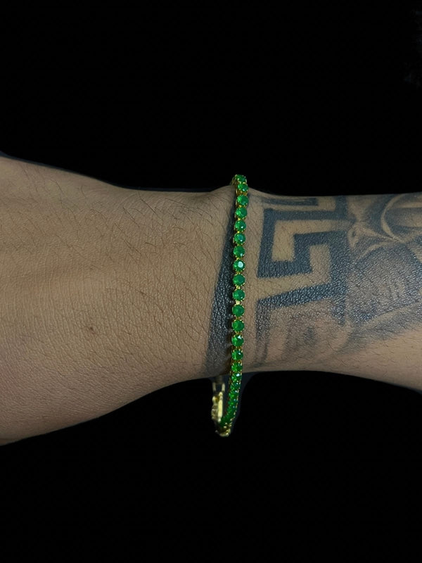 Pulseira Masculina Cravejada