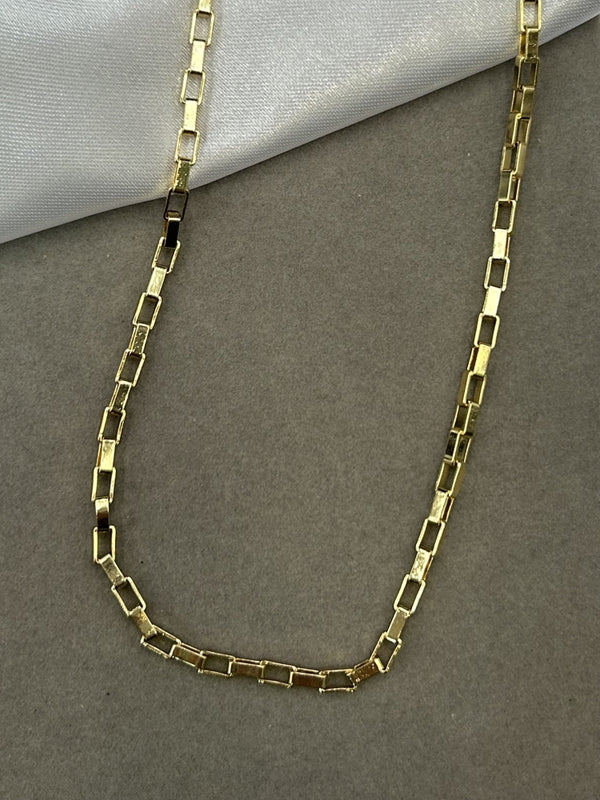 Corrente Cartier Tijolinho - 4MM