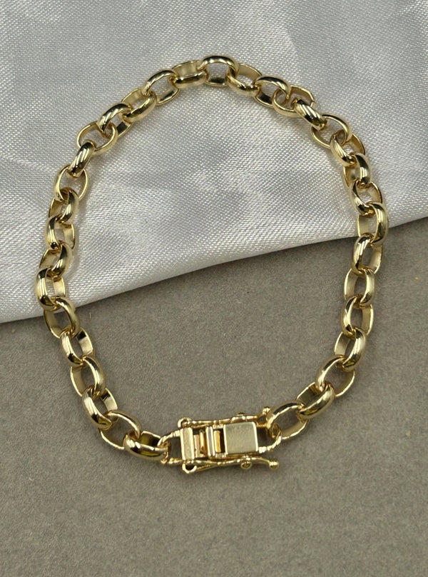 Pulseira Elo Português - 6MM