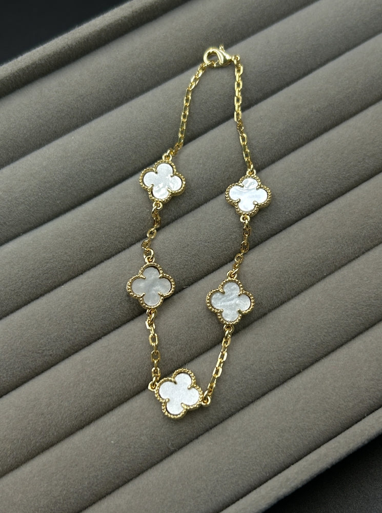 Pulseira Trevo - Branca