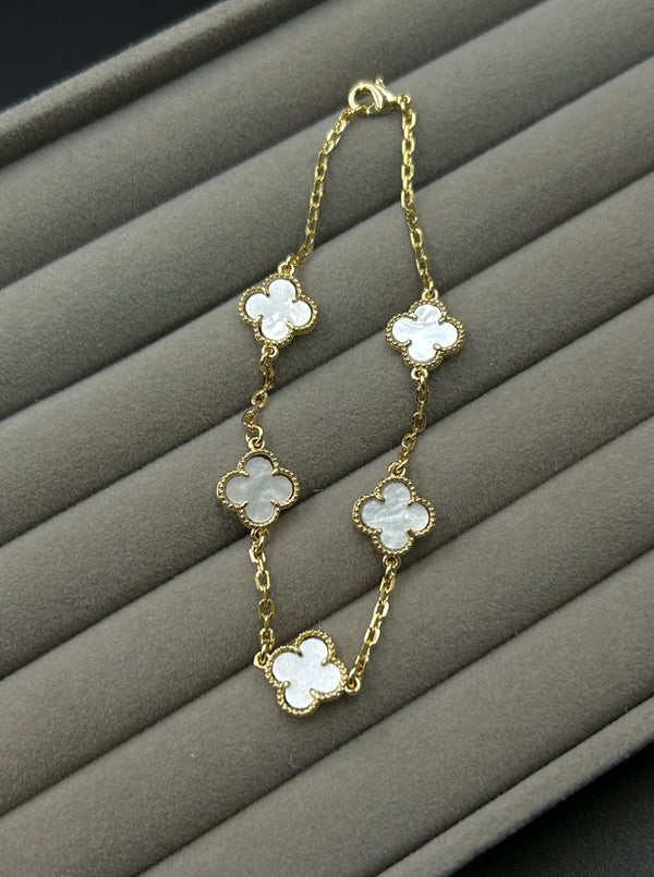 Pulseira Trevo - Branca