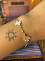Pulseira Trevo - Branca