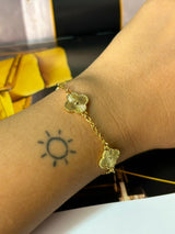 Pulseira Trevo - Dourada