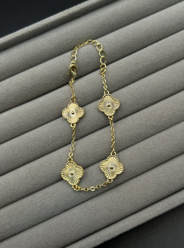 Pulseira Trevo - Dourada