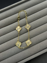 Pulseira Trevo - Dourada