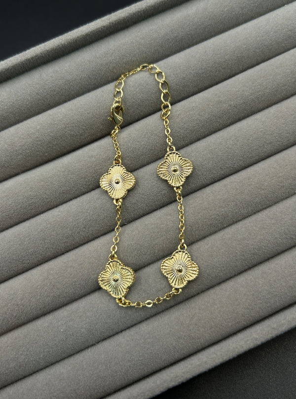 Pulseira Trevo - Dourada
